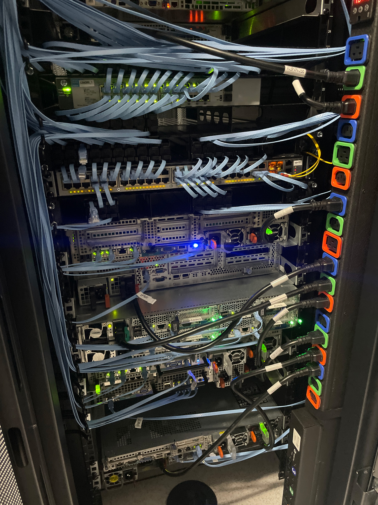 dedicated server colocation rack